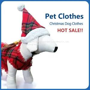 Lace Red Dog Dress/ Red Lace Skirt Dog Dress/ Bulldog Dress/ Christmas Gift Dog Dress/ thumbnail-1