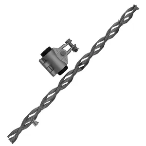 ADSS Suspension Cable Tension Clamps for Optical Cables Preformed Armored Pole Suspension Clamps thumbnail-2