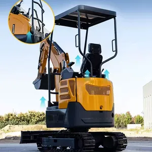Compact 0.8 Ton Mini Excavator With Hydraulic Quick Hitch for Multiple Attachments thumbnail-4