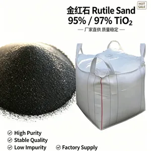 Promotional Rutile Ilmenite Natural Rutile Sand Welding Electrodes Rods Price High Purity 90% 92% 95% Rutile Sand thumbnail-1