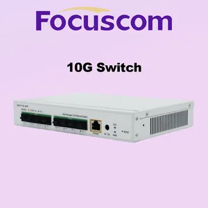 10G L3 Managed Fiber Switch, 8-Port 10G SFP+ High-Performance Stackable Enterprise Network Switch Focuscom S5720-8X thumbnail-3