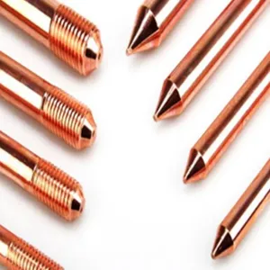 Copper Clad Earth Rod for Oil Gas Refinery Hazardous Area 20mm 25mm 2m 3m ATEX Earthing thumbnail-1