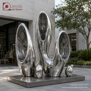 Outdoor Metal Abstract Sculpture thumbnail-1