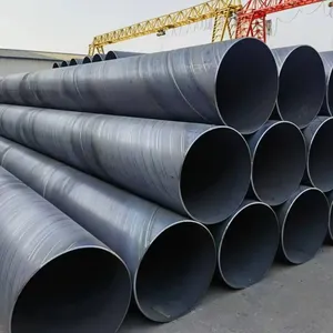 Best Seller SSAW LSAW Corrugated Spiral Welded Steel Pipe for Construction Building Materials thumbnail-1