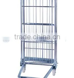 Industrial Wire Mesh Roll Container Trolley thumbnail-2