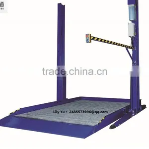 Two Post Hydraulic Home-uesd Simple Lifting Car Parking Equipment thumbnail-3
