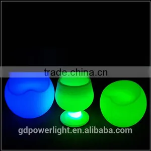 New PE Plastic Chair With LED Light and Remote Control YXF-6565C thumbnail-1