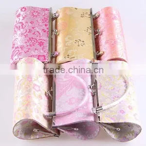 Colourful Silk Cloth Mini Bag Classical Bride Hand Bag Evening Bag thumbnail-1