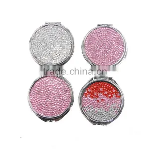 Rhinestone Compact Mirror Jeweled Mirror thumbnail-3
