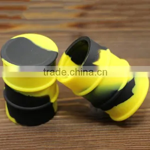 Customized Silicone Non-stick Container 26ml Concentrate Oil Silicone Wax Barrel Drum Silicone Weed Jar thumbnail-6