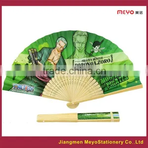 2015 Unique Gift Decorative Bamboo Folding Paper Fan thumbnail-1