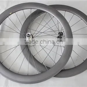 Bicycles Carbon Wheels Wide Carbon Wheels With Sapim Spokes Chinese Carbon Wheelset W56T thumbnail-1