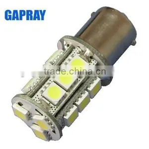 White Omni Turn Light Type LED 1156 BA15s 7506 P21W Bulb thumbnail-1