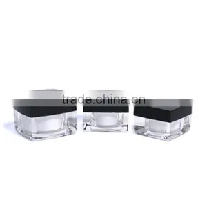 Square Double Walled Cream Jar (144AA-GR705A Series) thumbnail-1
