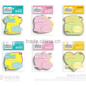 3*3 Inch Shaped Sticky Notes Sticky Note Pad for 3 Layer 6102 thumbnail-1