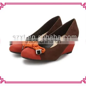 Comfortable Wedge Heel Women Shoes Made in China thumbnail-1