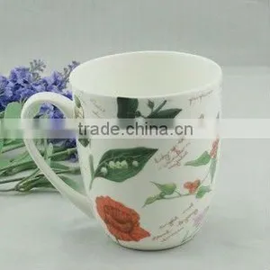 High-grade Romantic Colourful Handpaingting Bone China Coffee Cup,ceramic Mug Cup thumbnail-1