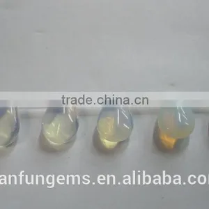 18x22mm Polished Opalite Tear Drop Shape Cabochon Loose Gem Stone thumbnail-2