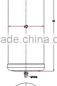 BLR/AW&BLR/AF SEALED AND FLANGED OIL SEPARATOR FOR REFRIGERATION thumbnail-3