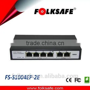 Folksafe Ethernet Switch 4-port Mini With 2 Uplink PoE Light thumbnail-1