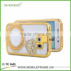 Wholesale Luxury Diamond Aluminum Case for Samsung Galaxy S6 Edge thumbnail-1