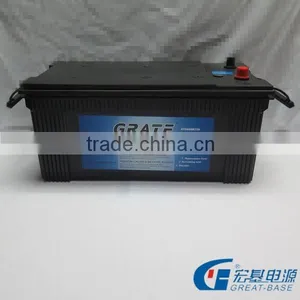 Greatbase Brand Facotry Price 12v 200ah 190H52-mf / N200-MF mf Lead Acid Truck/marine/tractor/car Battery thumbnail-1