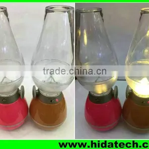 Hot Selling Promotion Gift Blowing Control Blow LED Lamp USB Powered Charging Oil Lamp thumbnail-4
