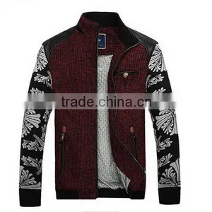 Fashionable Hot Sell Colorful Leather Jacket Men Down Jacket thumbnail-1