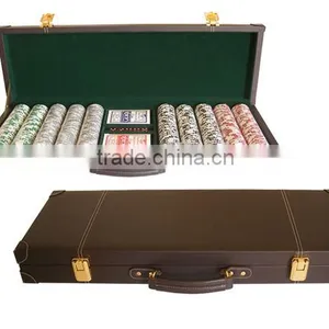 Leather Poker Chip Set thumbnail-1