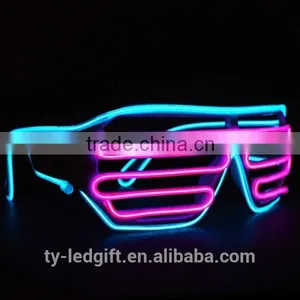 Glowing High Quality Led Sunglasses Fashion Wire Sunglasses thumbnail-1
