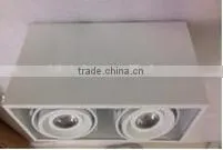 Twin Whitesurface Mounted Lighting Fixture for MR16/GU10/G5.3 Lamp Holder thumbnail-1