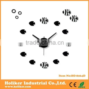 Cute New Design Fish Acrylic DIY Clock for Child's Room Decor thumbnail-1