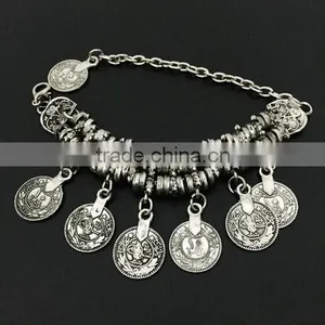 >>New Design European Handmade Beach Jewelry Coin Bracelet/ thumbnail-2
