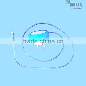 2015 Stylish Circle Wall Charger With 1m Data Cable for Iphone thumbnail-4
