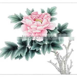China Pop Handmade Flower Painting for Home Decor thumbnail-1