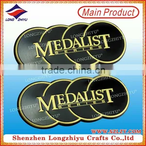 Customized Promotional Engraved Metal Label Plating Metal Brand Logo Label thumbnail-1