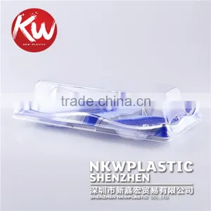 KW-0001 Disposable Plastic PS/BOPS Wholesale Sushi Tray/wrapper Sushi for Packaging thumbnail-5