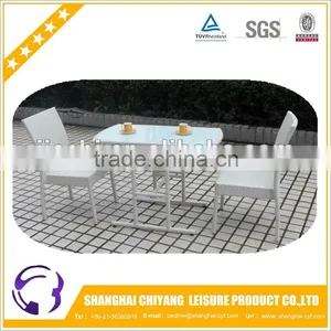White Outdoor Garden Plastic Chairs thumbnail-1