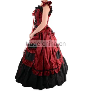 2016 Mixed Color Luxury Victorian Gown Dress Costume Renaissance Costume Fancy Lolita Dress Costume thumbnail-4