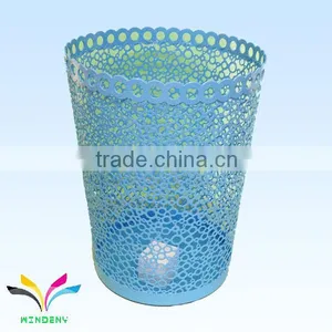 Colorful Floor Stand Metal Street Recycle Paper 60l Waste Bin thumbnail-1