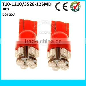 Universal Red Color Car Lighting Accessories T10-12 SMD Led Bulbs Car Signal Light for Hiaces thumbnail-1