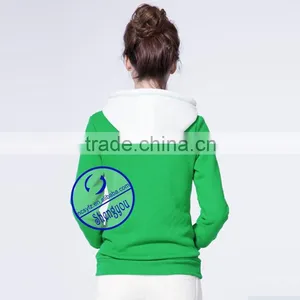 2015 Custom Lady's Fashion Pullover Fleece Printed Sweatshirts Hoodies thumbnail-6