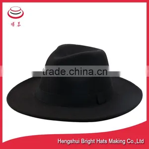 Classical Wool Felt Fedora Hat thumbnail-2
