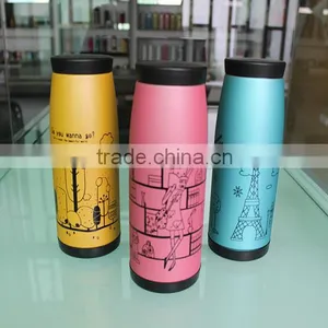 Cartoon Stainless Steel Vacuum Travel and Sport Cup and Straw for Wholesale thumbnail-3