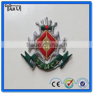 Wholesale Letter Embroidery Company Logo Patch, Beautiful Hand Sew on Embroidery Logo Patch thumbnail-5