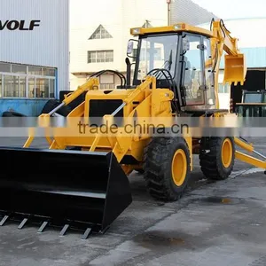 China Famous Brand WOLF Road Construction Backhoe Loader WZ30-25 thumbnail-1