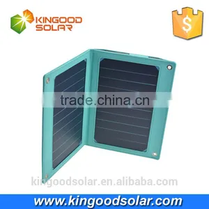2016 Hot Selling Electronic Items PU Leather 10W 6000mAh Waterproof Solar Panel Charger for Mobile Phone thumbnail-4