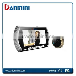 4.3 Inch LCD Electronic Peephole Viewer Front Door Camera / Home Security Door Viewer thumbnail-1