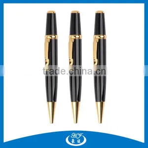 Novelty Mini Gold Middle Ring Metal Ball Pen thumbnail-1
