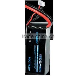 High Rate C 1500mah Ultra Thin Lipo Battery 7.4v 50c Lipo for rc Drift Car Lipo Battery Pack Supplier's Choice thumbnail-3